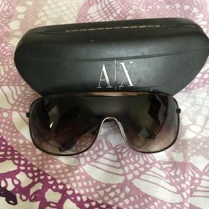 Armani Exchange Logo Sunglasses